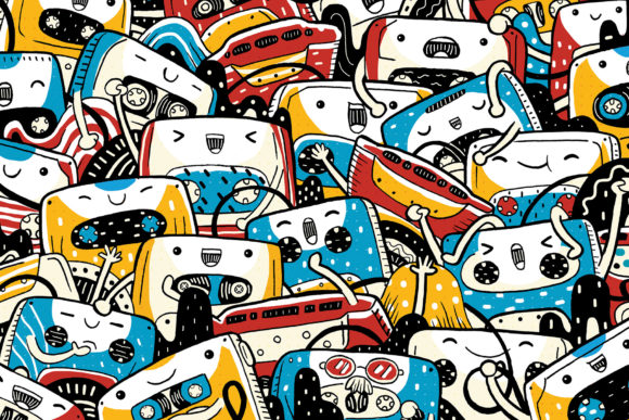 Download Vintage Cassette Illustration - Illustration Collection