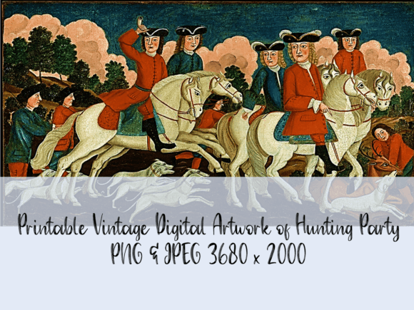 Download Digital Artwork of Hunting Party - Premium Bundle