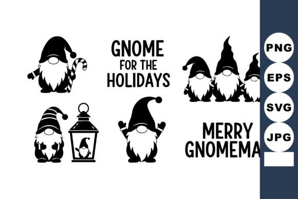Download Gnome Holiday Festive Illustrations - Illustration Collection